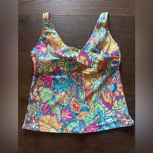 Sunsets Tankini swim top. XL/14/40D